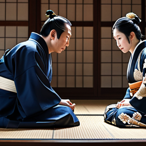 Home 6 Prompt 1: Traditional Rakugo Storyteller**